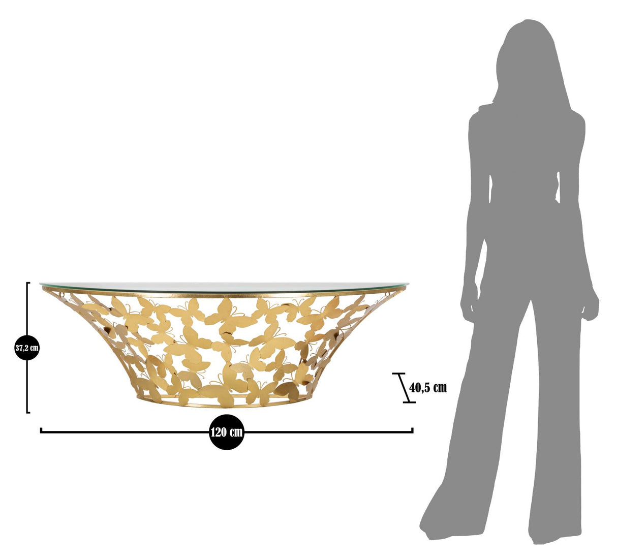 CONSOLE SOSPESA BUTTERFLIES - FERRETTI