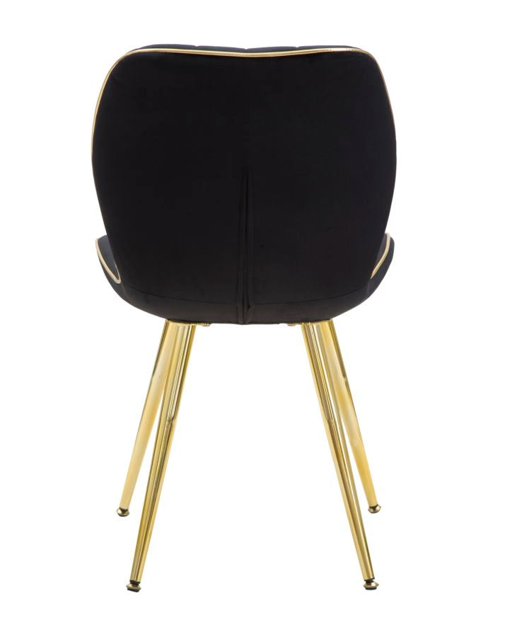 SEDIA PARIS SPACE NERA /GOLD SET 2 PZ - FERRETTI
