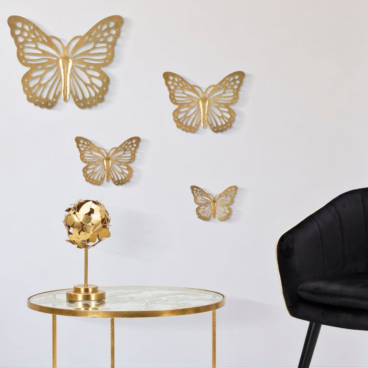 FARFALLE DA MURO SET 4 PZ - FERRETTI