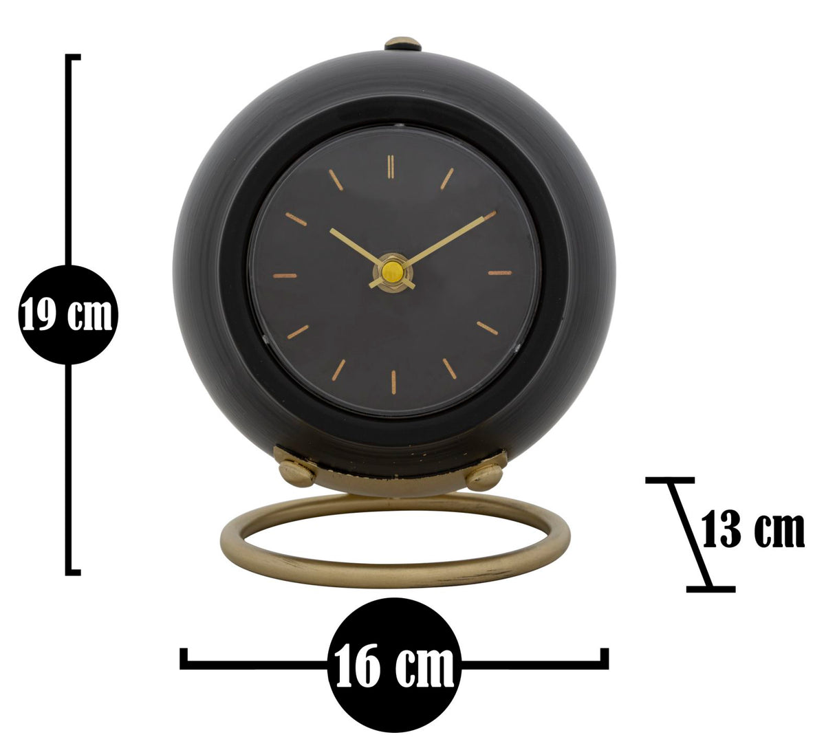 OROLOGIO DA TAVOLO BALL NERO - FERRETTI