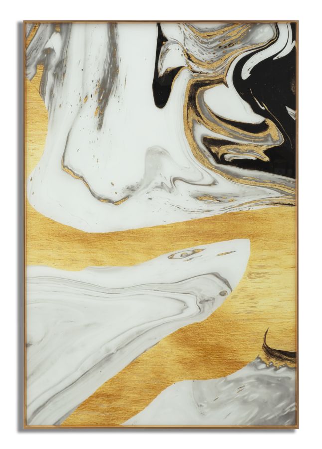 PANNELLO VETRO C/CORNICE GHOSTLY CM 80X3