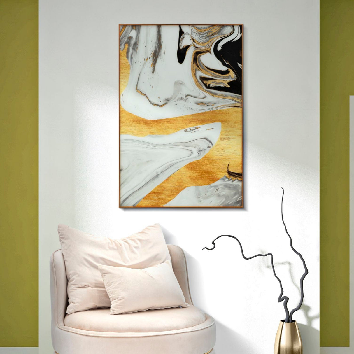 PANNELLO VETRO C/CORNICE GHOSTLY - FERRETTI