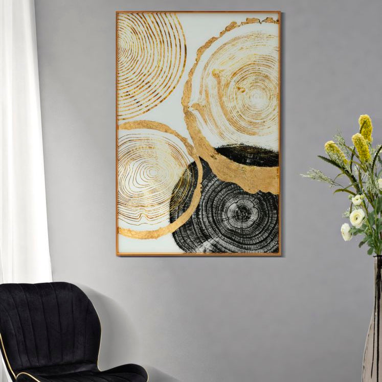 PANNELLO VETRO C/CORNICE WOODY - FERRETTI