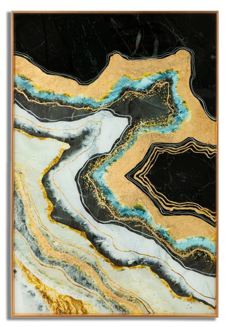 PANNELLO VETRO C/CORNICE DARKY CM 60X3