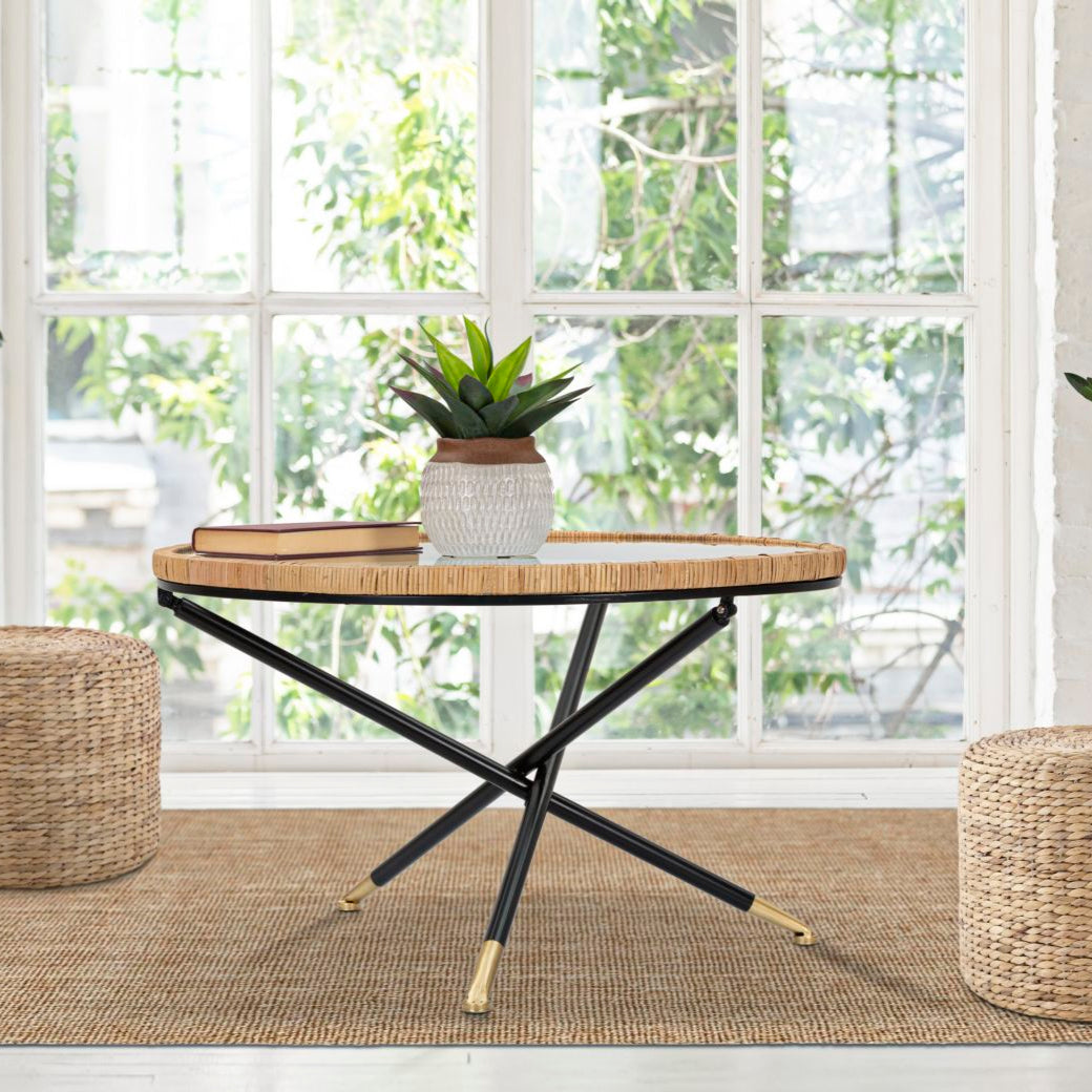 TAVOLO DA CAFFE' SAINT BARTH ROTONDO - FERRETTI