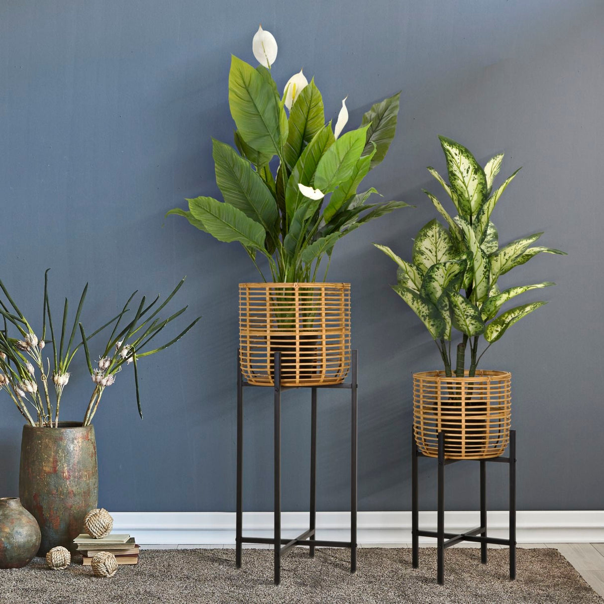 P/VASI RATTAN COPPIA - FERRETTI