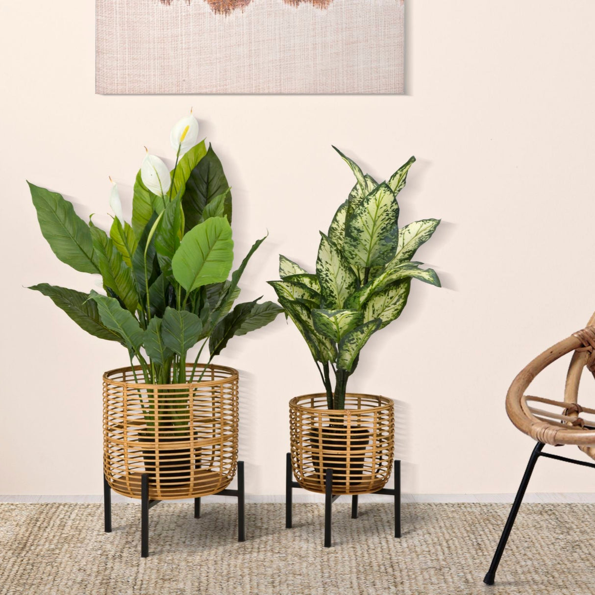 P/VASI RATTAN COPPIA - FERRETTI