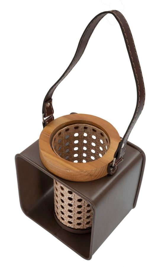 LANTERNA IRON-RATTAN - FERRETTI
