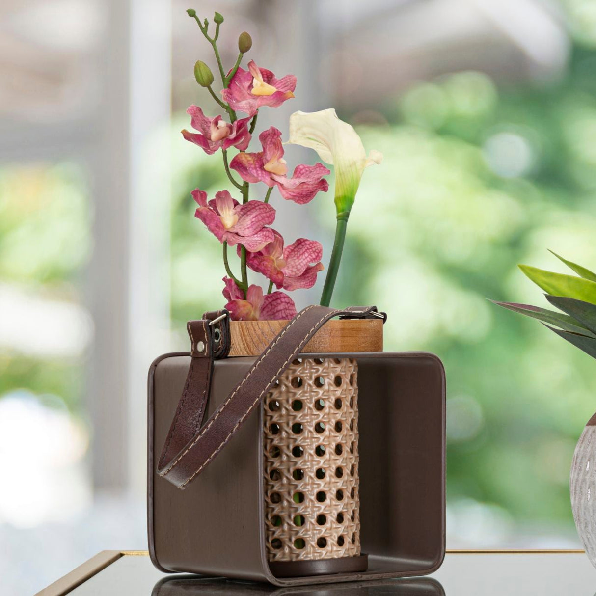 LANTERNA IRON-RATTAN - FERRETTI