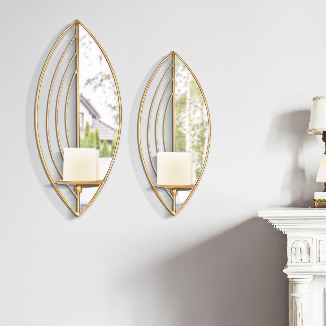 P/CAND LEAF DA MURO COPPIA - FERRETTI