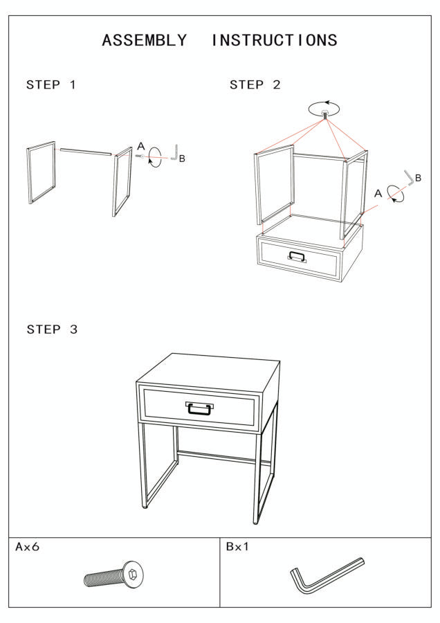 COMODINO HANOI - FERRETTI