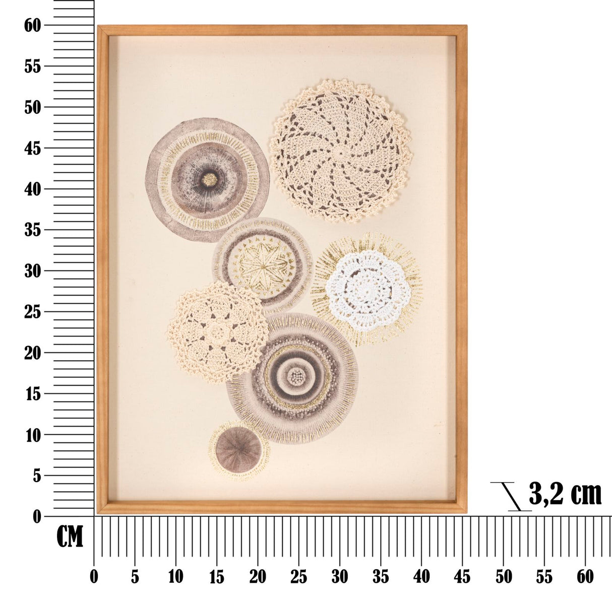PANNELLO C/CORNICE CIRCLY C/INSERTI - FERRETTI