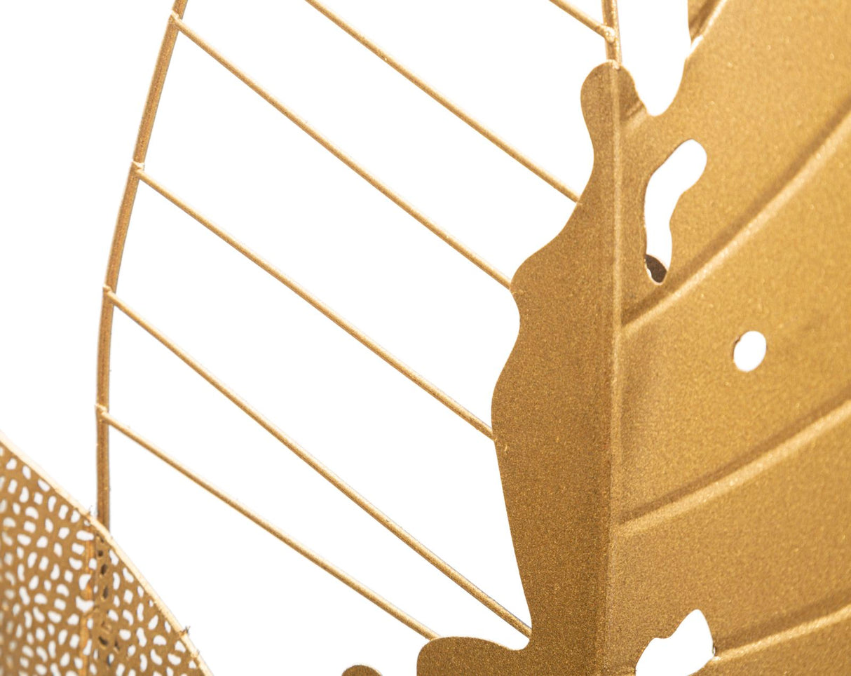 PANNELLO IN FERRO AUTUMN LEAF GOLD - FERRETTI
