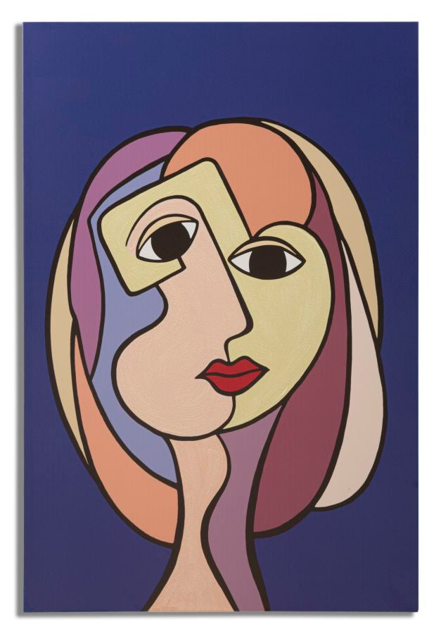 SPAMPA DIPINTA DOUBLE FACES LARGE -A- CM 80X3X120