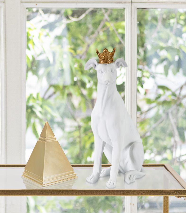 CANE C/CORONA BIANCO - FERRETTI