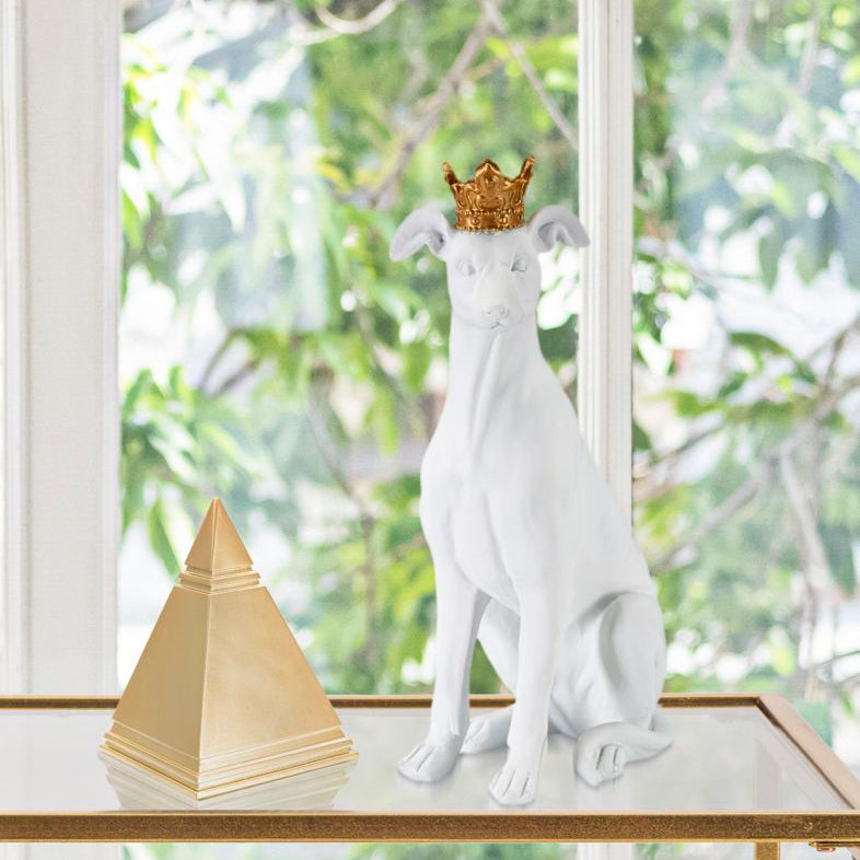 CANE C/CORONA BIANCO - FERRETTI