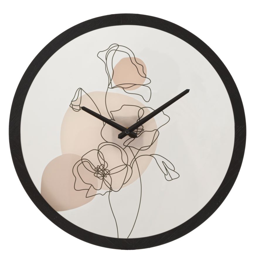 OROLOGIO DA MURO FLOWER -B- CM Ø 40X3