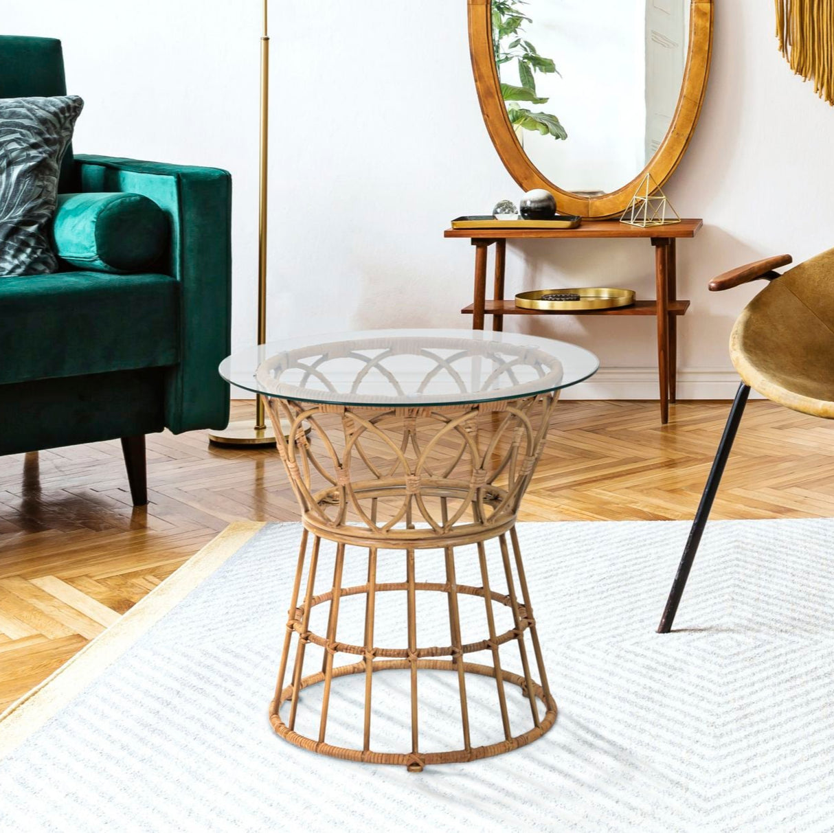 TAVOLO DA CAFFE' PANAMA CIRCLE - FERRETTI