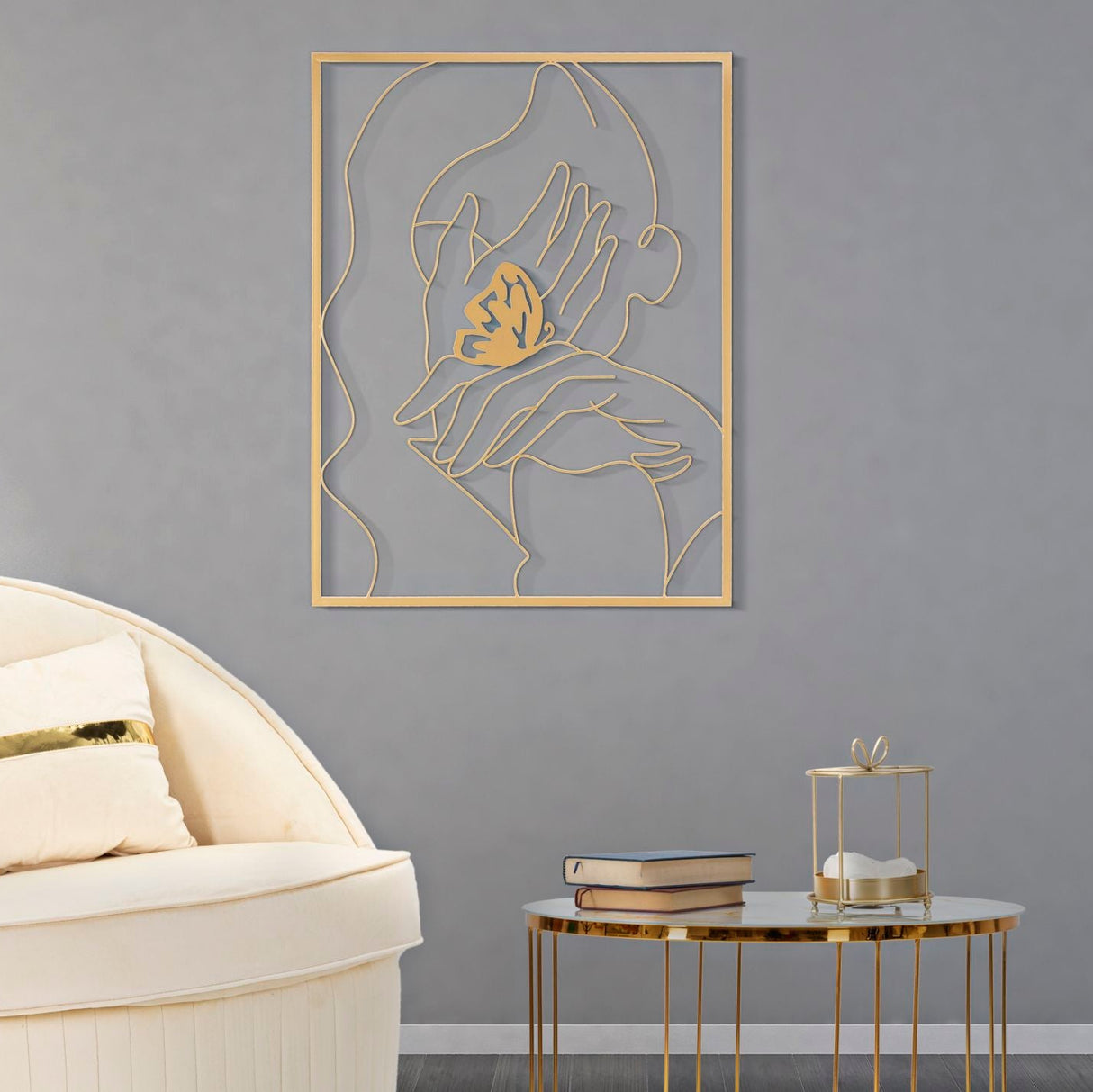 PANNELLO IN FERRO HANDS ON FACE - FERRETTI