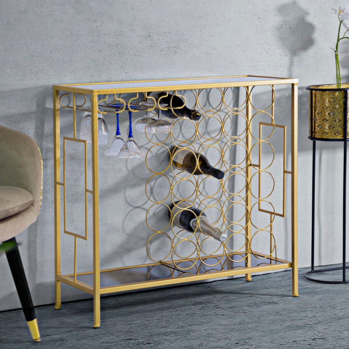 CONSOLE P/BOTTIGLIE GLAM - FERRETTI