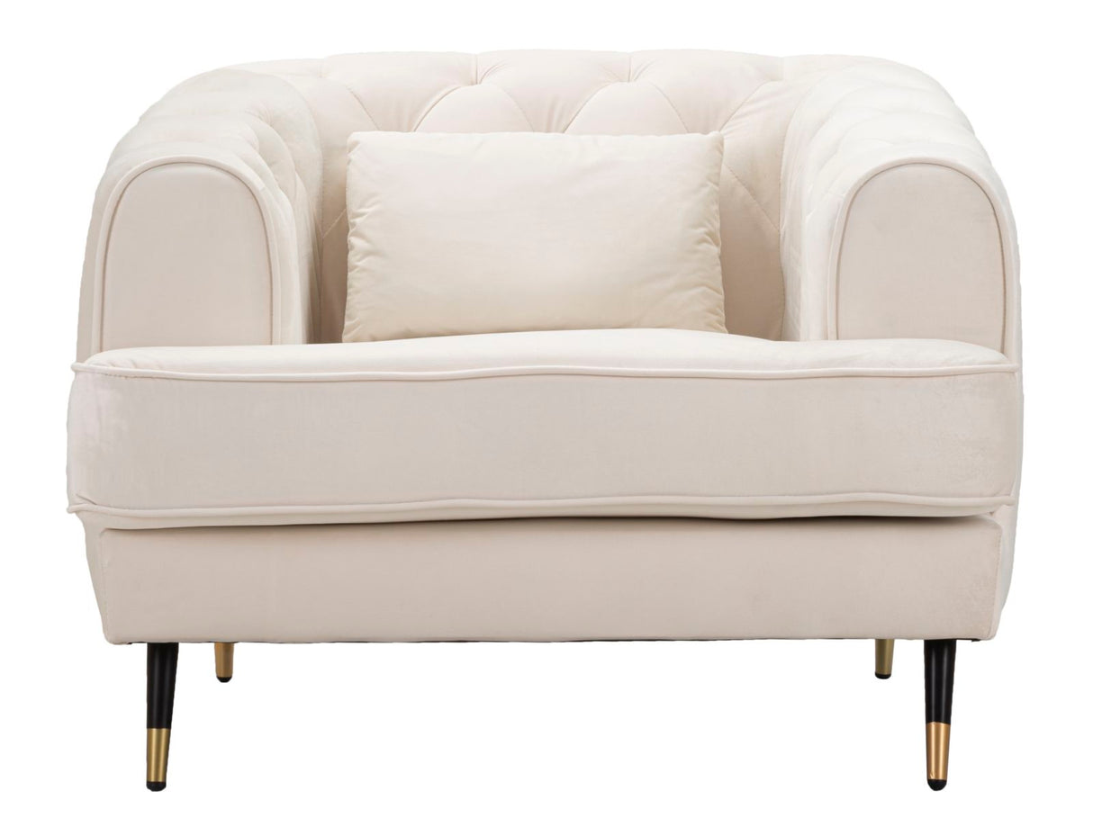 POLTRONA PRAGA CREMA - FERRETTI