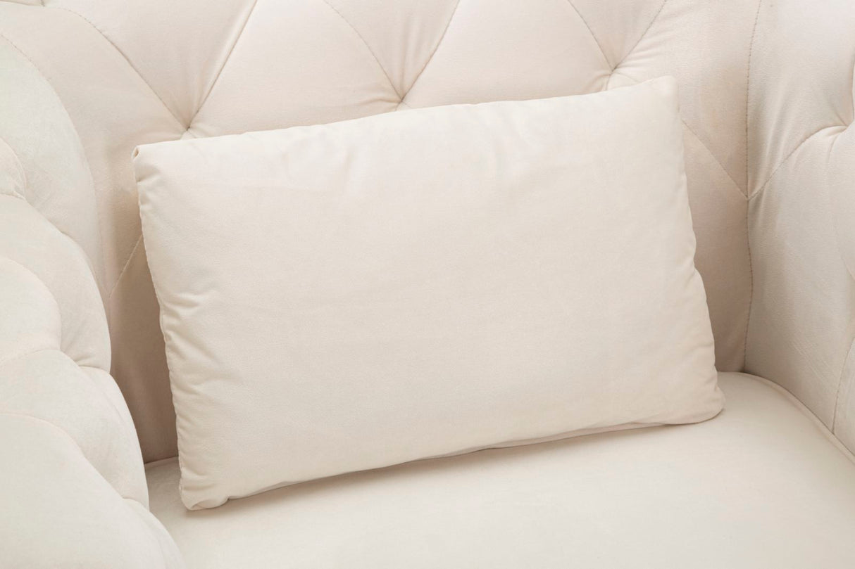 POLTRONA PRAGA CREMA - FERRETTI