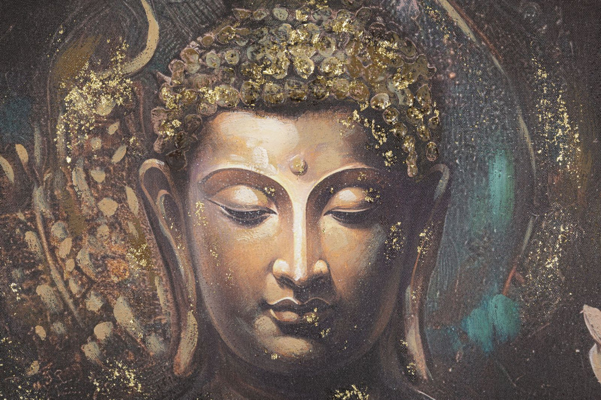 DIPINTO SU TELA BUDDHA -A- FERRETTI