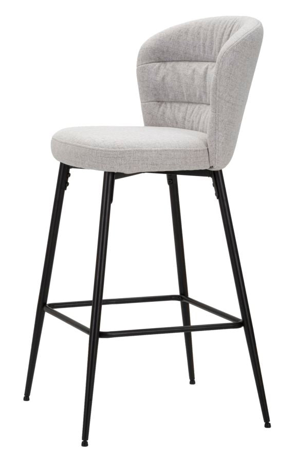 SGABELLO BAR LOSANNA GRIGIO SET 2 PZ - FERRETTI
