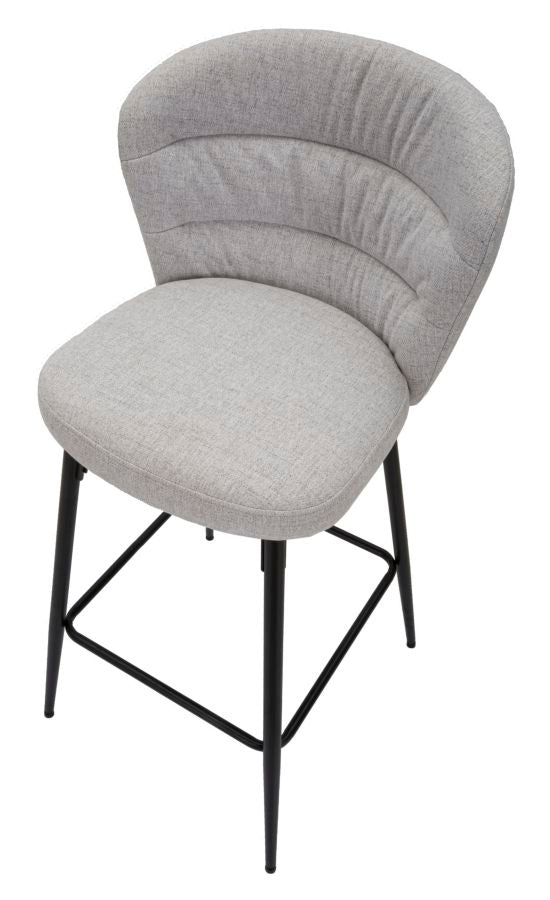 SGABELLO BAR LOSANNA GRIGIO SET 2 PZ - FERRETTI