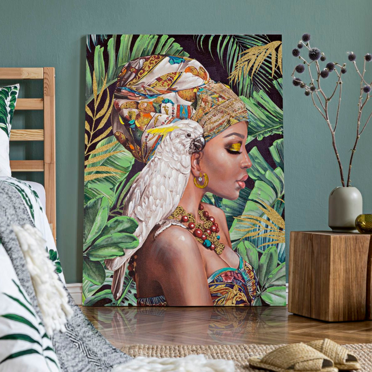 DIPINTO SU TELA KLOE VERTICALE - FERRETTI