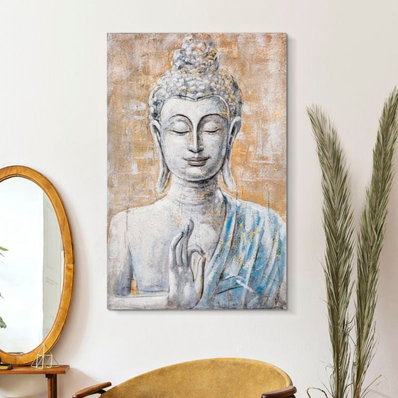 DIPINTO SU TELA BUDDHA LIGHT -B- FERRETTI