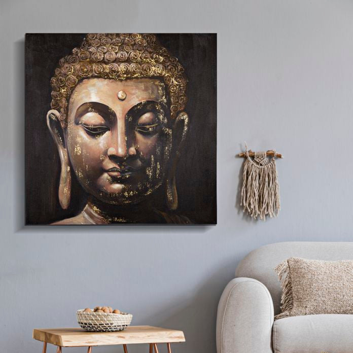 DIPINTO SU TELA BUDDHA -B- FERRETTI