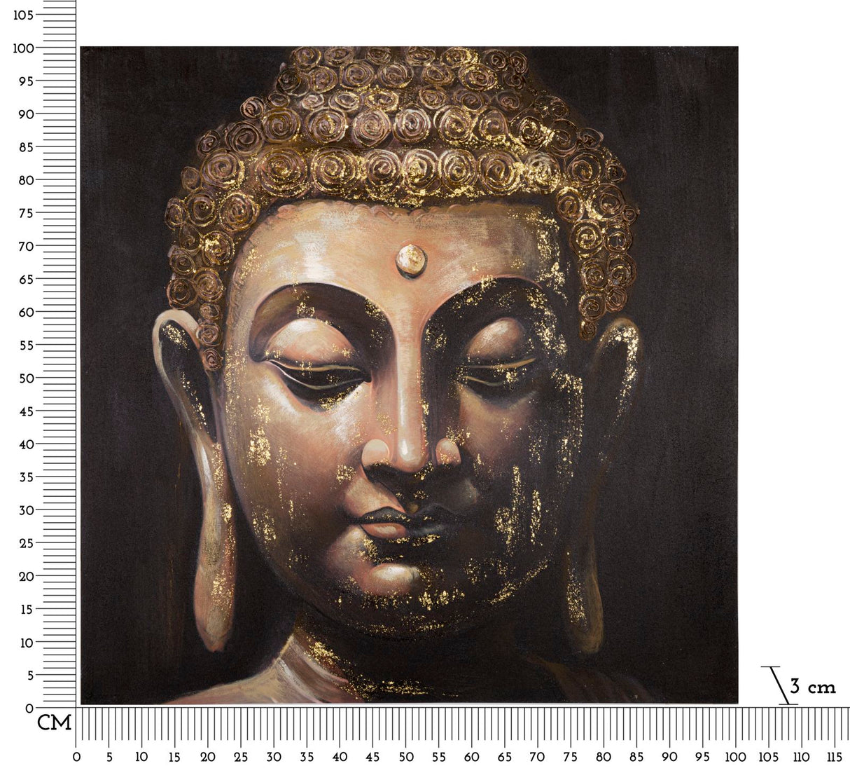 DIPINTO SU TELA BUDDHA -B- FERRETTI