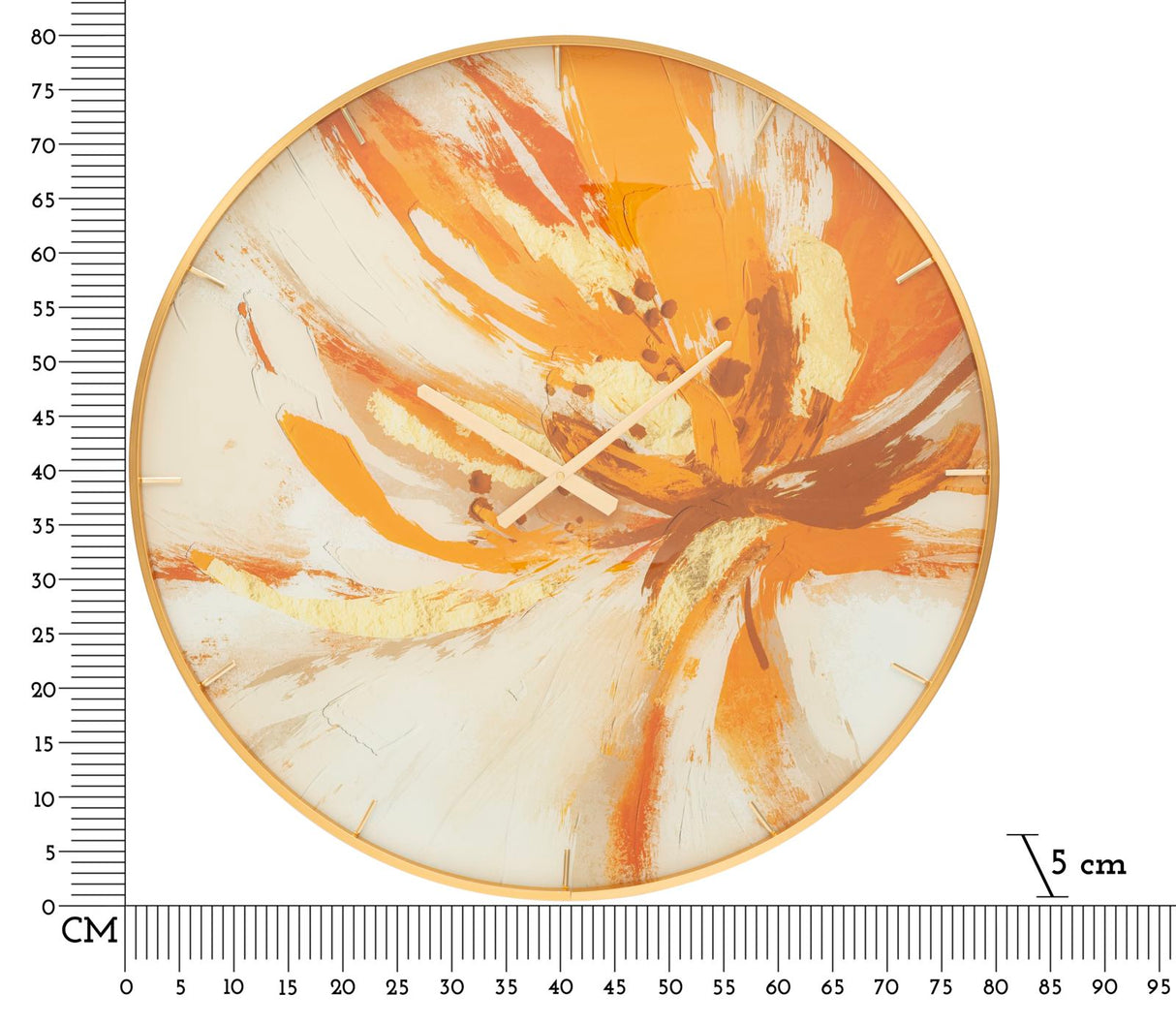 OROLOGIO GLASS TOPLY CM Ø 80X5 - FERRETTI