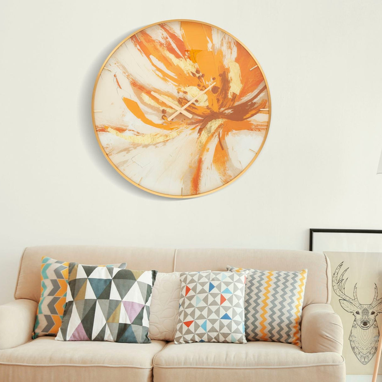 OROLOGIO GLASS TOPLY CM Ø 80X5 - FERRETTI