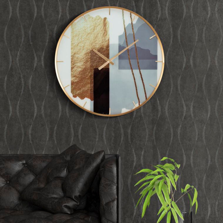 OROLOGIO GLASS MOTIF CM Ø 60X5 - FERRETTI