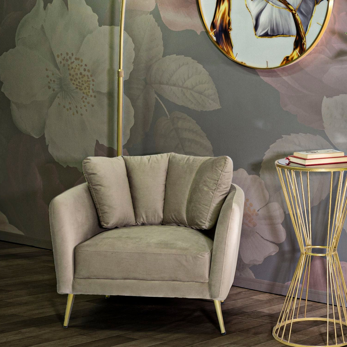 POLTRONA KIEV GRIGIA - FERRETTI