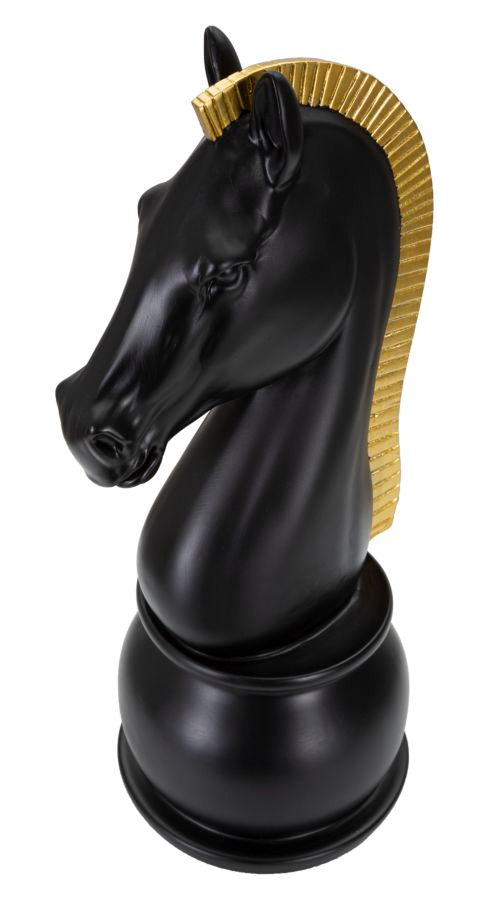 CAVALLO NERO E ORO CM Ø 18,5X50 - FERRETTI