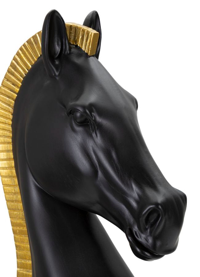 CAVALLO NERO E ORO CM Ø 18,5X50 - FERRETTI