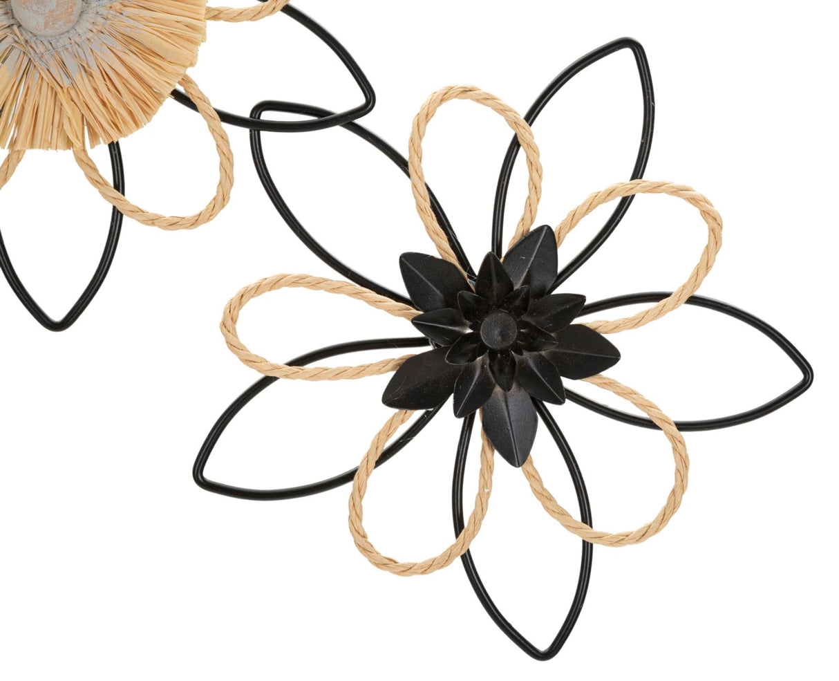 PANNELLO IN FERRO E RAFFIA FLOW - FERRETTI
