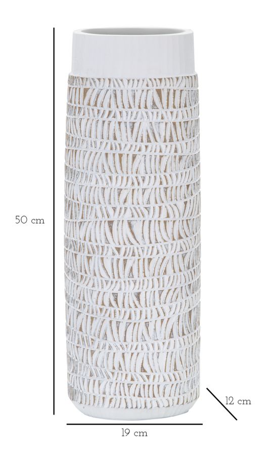 VASO RESINA NAIROBI OVAL - FERRETTI