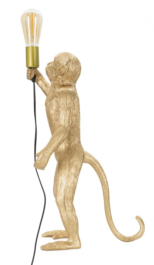 LAMPADA DA TAVOLO MONKEY ORO - FERRETTI