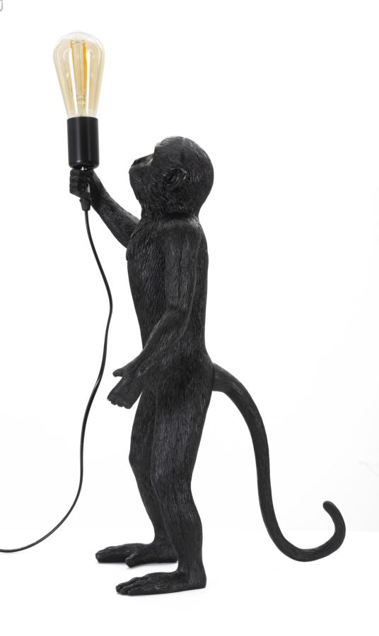 LAMPADA DA TAVOLO MONKEY NERO - FERRETTI
