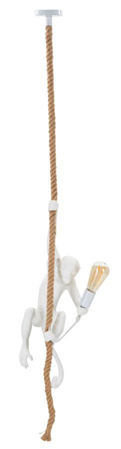LAMPADARIO MONKEY BIANCO CM Ø 20X64