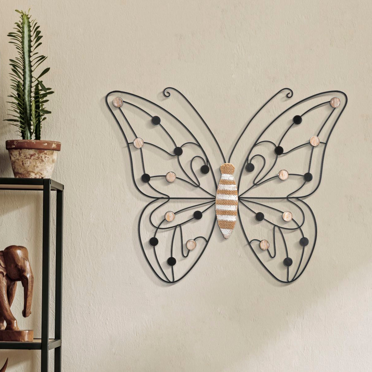 PANNELLO IN FERRO E LEGNO BUTTERFLY MIN 2 - FERRETTI