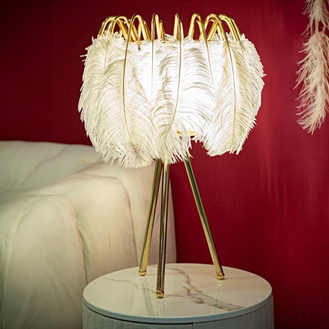 LAMPADA DA TAVOLO FEATHER STAND - FERRETTI