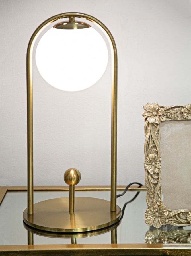 LAMPADA DA TAVOLO GLAMY ARC -A- FERRETTI