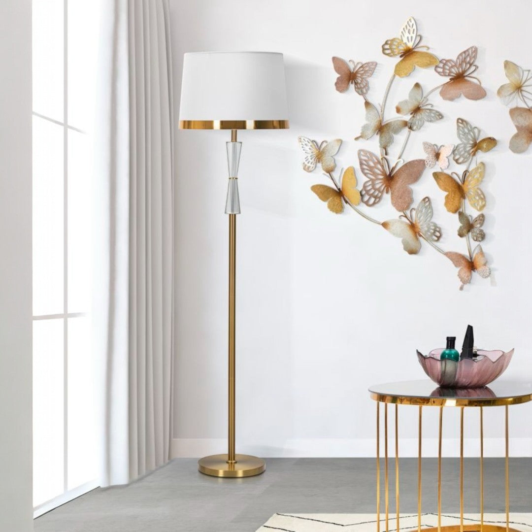 LAMPADA DA TERRA CRISTAL - FERRETTI