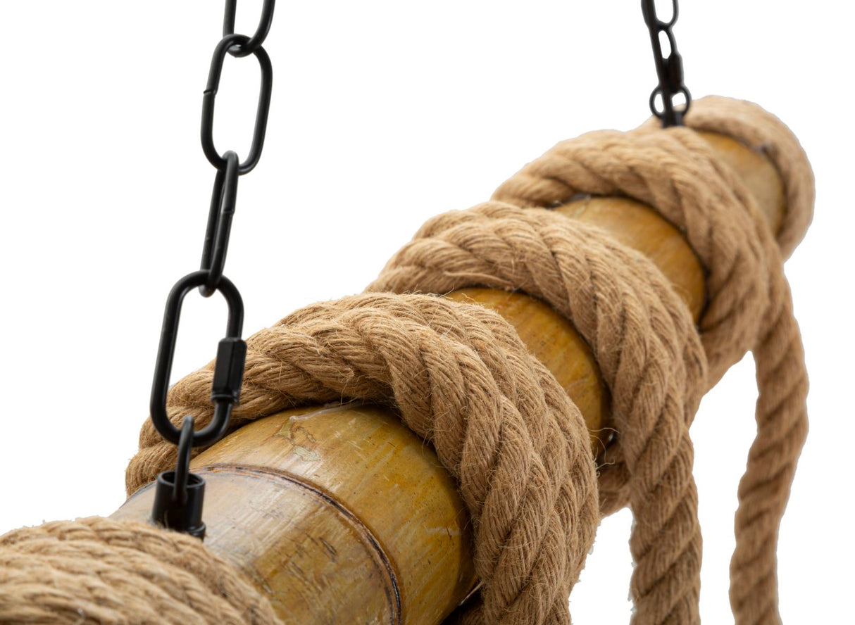 LAMPADARIO BAMBOO/ROPE - FERRETTI