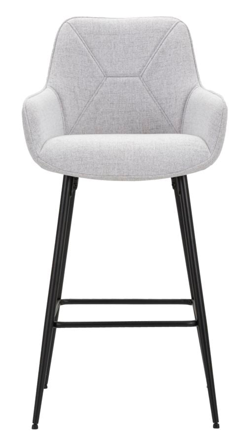 SGABELLO BAR GRIGIO SET 2 PZ - FERRETTI